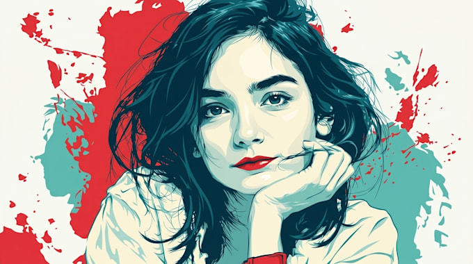 draw high quality vector portraits