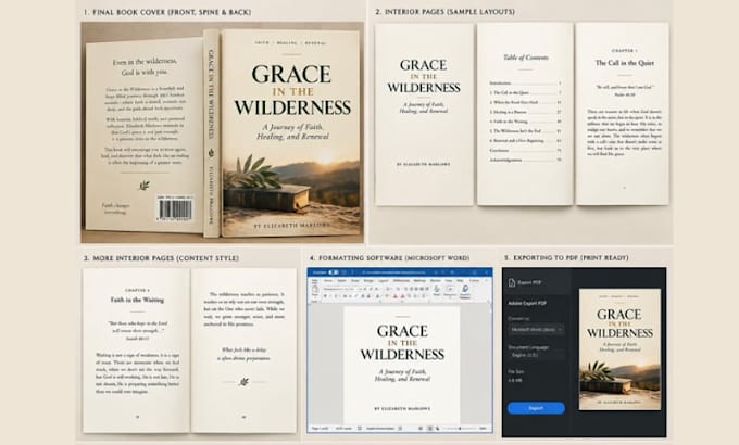 format your christian book, devotional and prayer journal for KDP