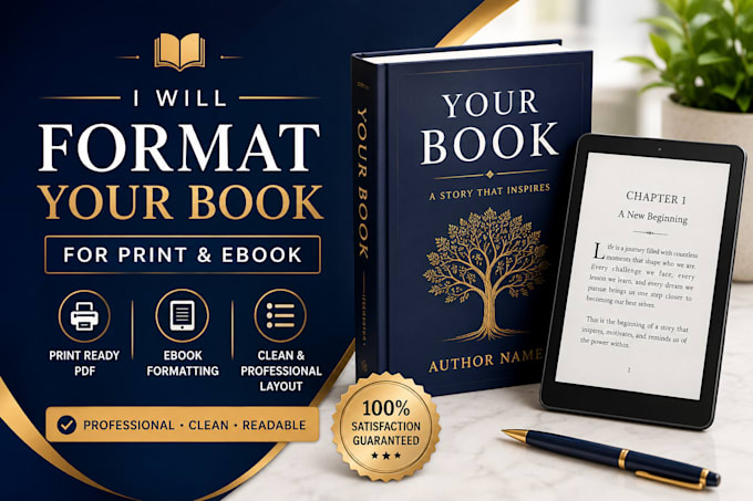 format your book for print and ebook