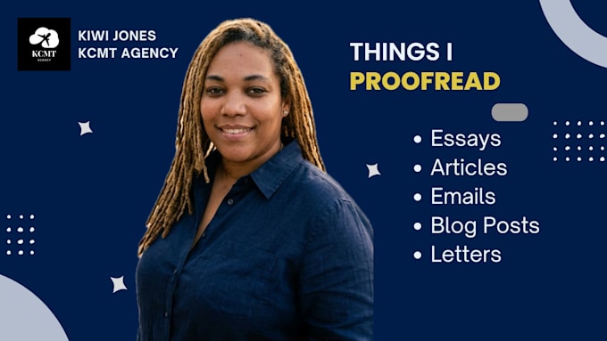 proofread your document for spelling, grammar, and punctuation