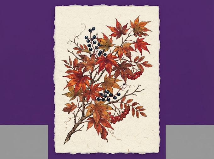 paint watercolor flowers and botanical illustrations
