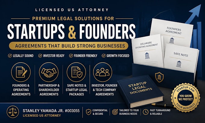 draft your startup partnership and shareholder equity agreement