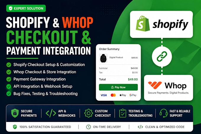 setup fix shopify checkout whop checkout payment gateway issues whop integration