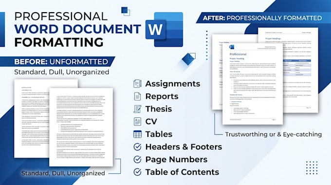 format and design ms word and latex overleaf documents