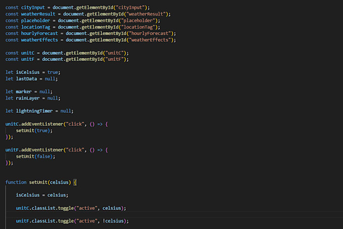 build a responsive javascript website with API integration