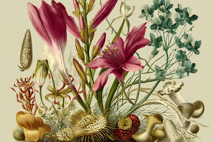 draw realistic botanical illustrations