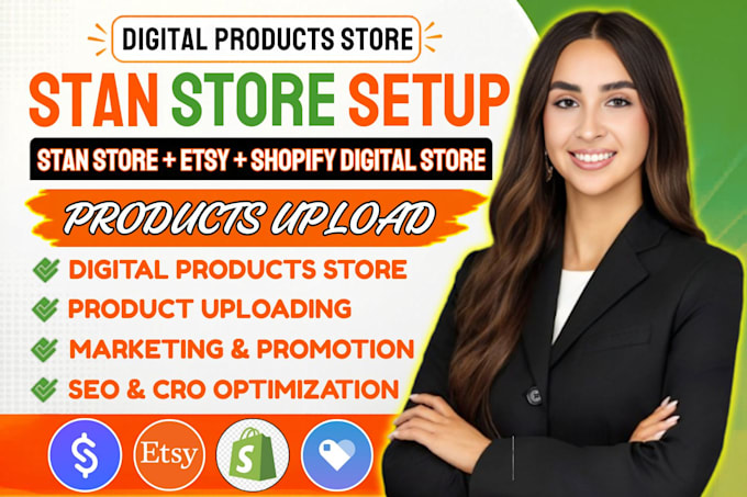 do stan store setup, stan store digital store, etsy stan store, shopify store
