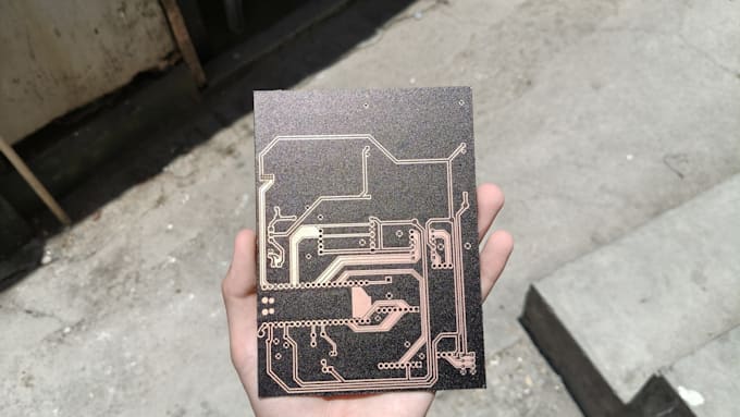 design a 2 layer pcb for your circuit in kicad