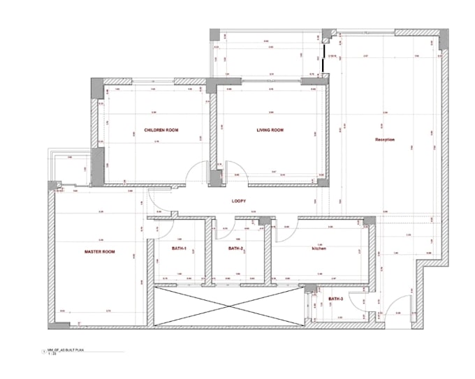 develop demolish house plan, floor finish plan,tile design, construction drawing