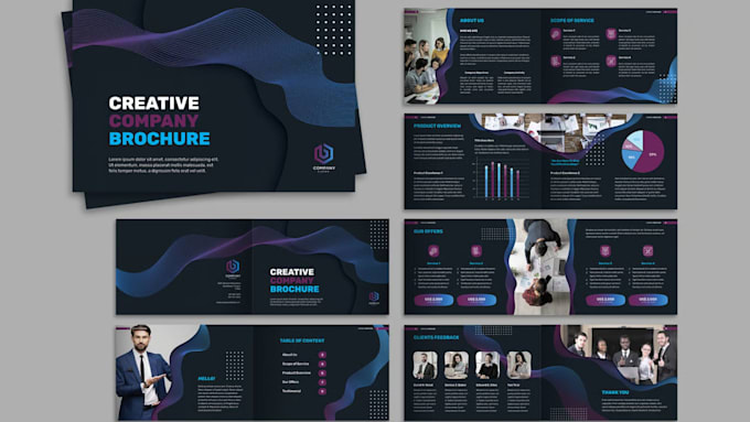 design business real estate company profile catalog product magazine brochure