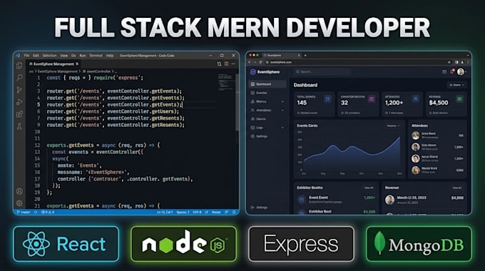 develop a responsive mern stack web application using react and node js