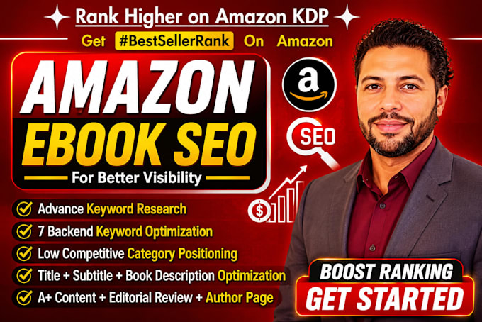 amazon ebook SEO, optimize keyword, metadata, improve visibility and positioning