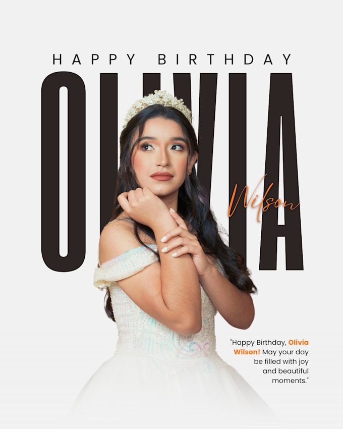design aesthetic birthday cards and posters