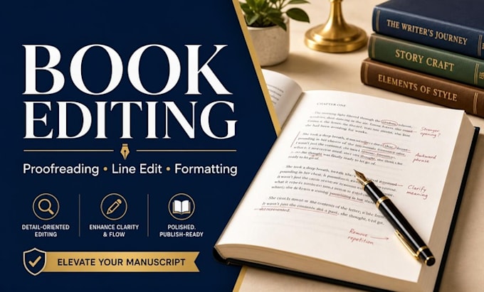 provide professional book editing for amazon KDP