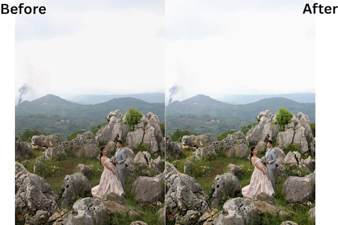 professionally edit and retouch your wedding photos