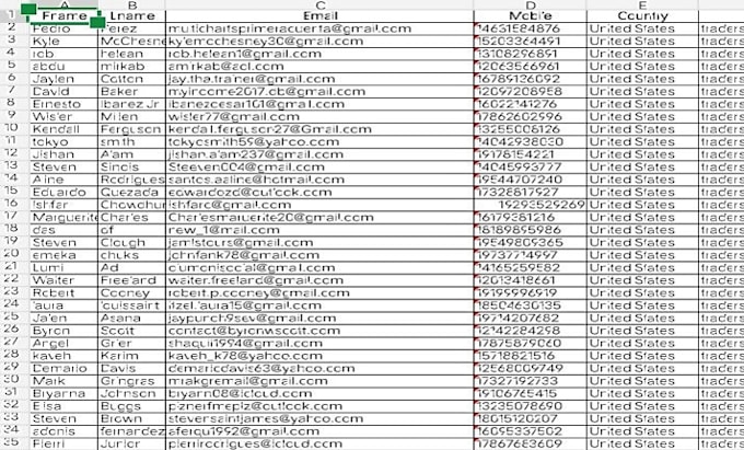generate forex lead, crypto lead, targeted email list