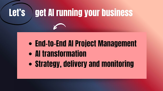 be your ai project manager end to end