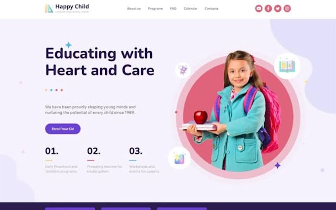 design wix tutoring website test prep online course website