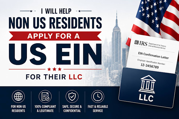 help non US residents apply for a US ein for their llc