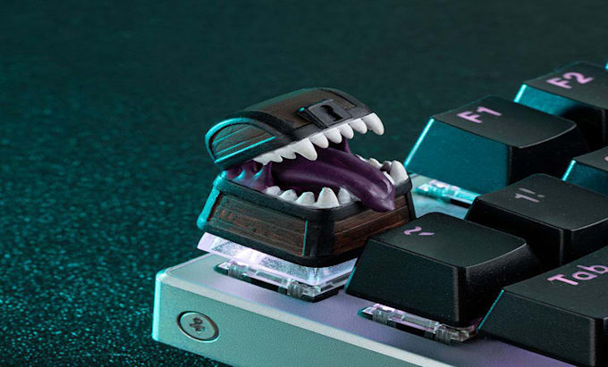 design custom 3d keycaps, artisan keycap models ready for 3d printing