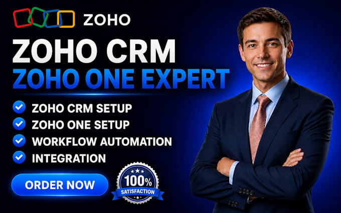 setup zoho CRM zoho one workflow automation and integration