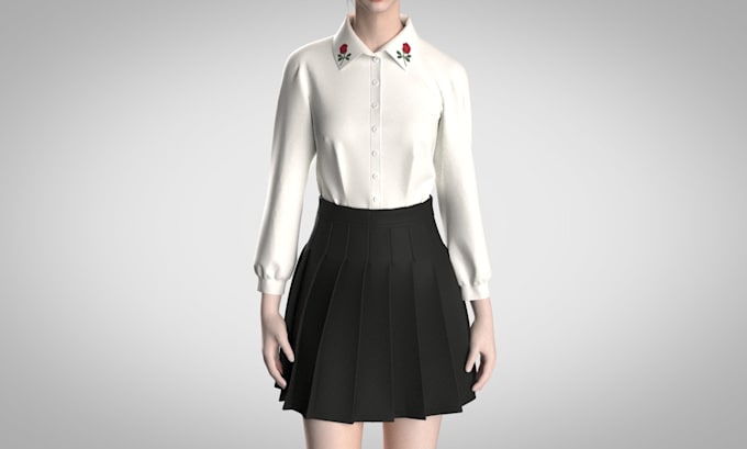 create a 3d garment in clo3d for virtual sampling