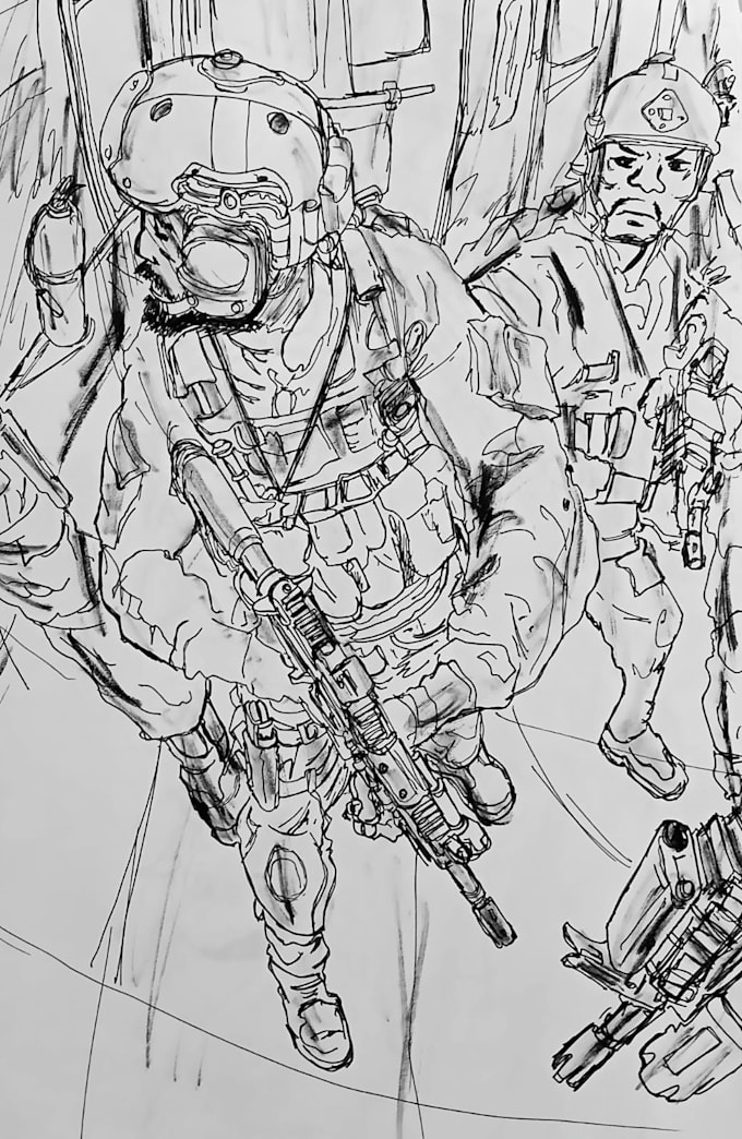 draw manga style comic covers and posters