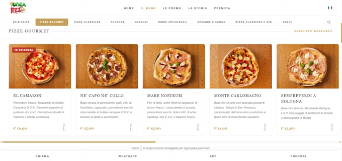build modern restaurant web app and ordering system