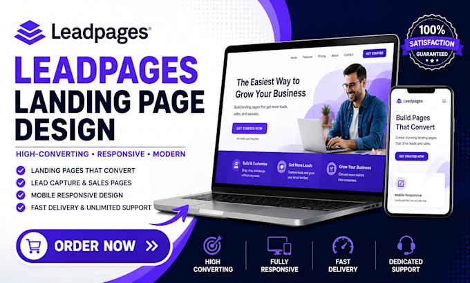 create leadpages sales and lead capture pages