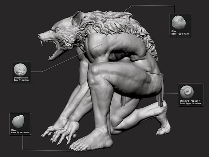 do custom 3d models, miniature 3d sculpting and characters, stl for 3d printing