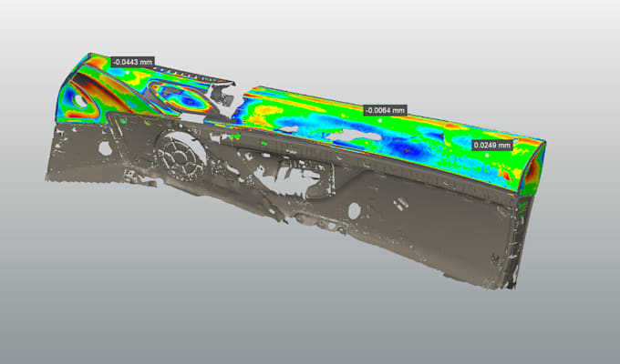 do reverse engineering from 3d scan to solid cad model