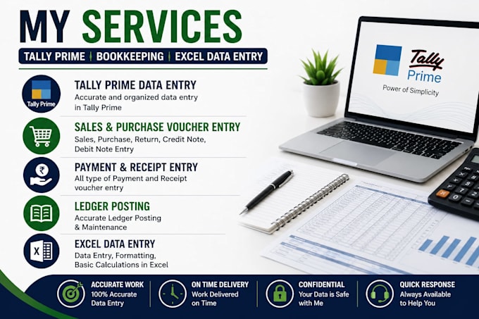 do bookkeeping and accounting in tally