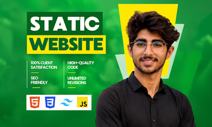 design a world class static website