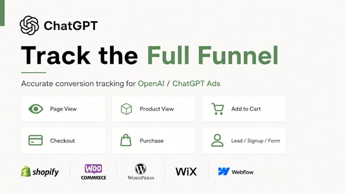 set up openai chatgpt ads pixel, capi, conversion tracking