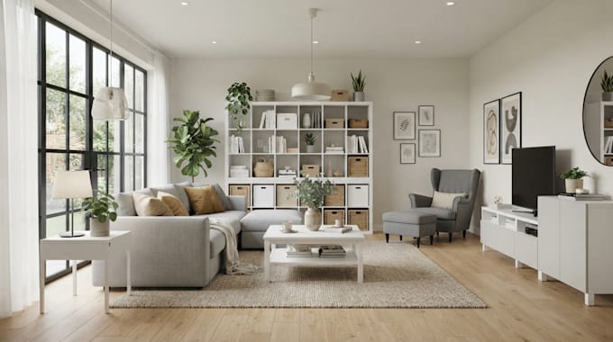 do professional ikea space planning and layout design for any room
