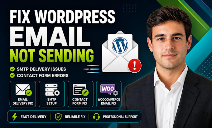 fix wordpress email not sending smtp delivery issues contact form errors