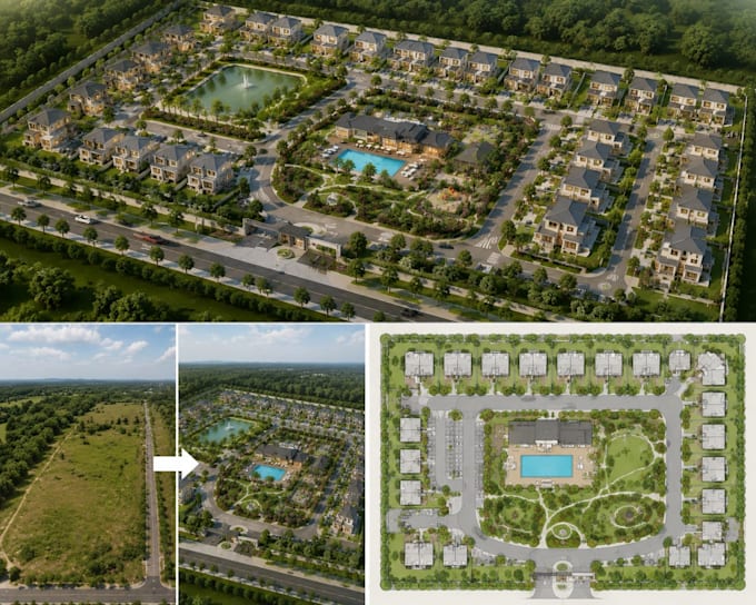 create professional real estate site plans and master plan designs