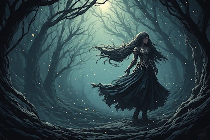 design a fantasy, fiction, or dark romance book,