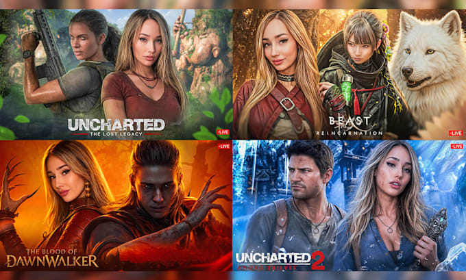 create cinematic gaming thumbnails that get clicks