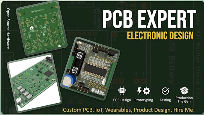 do professional pcb design, layout, schematic capture, and circuit design