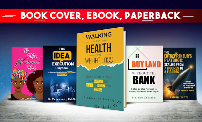 design a premium minimal book cover with no ai