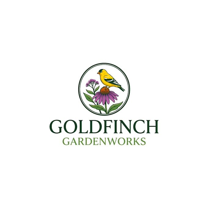 creative landscaping logo design