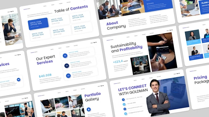 design investor pitch deck, startup pitch deck and fundraising presentation