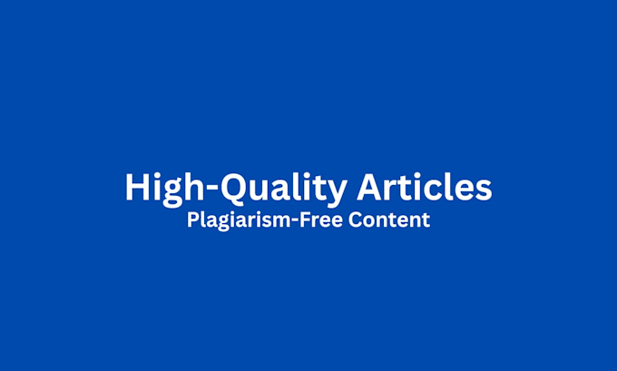 write unique SEO blogs and articles