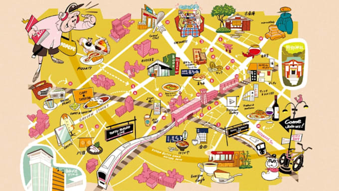 design a custom festival map, concert layout, or event venue map
