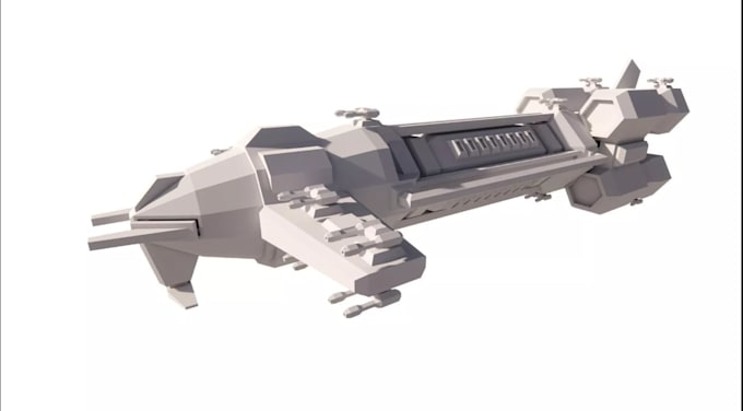 create a space battleship 3d model, spaceship, spacecraft and starship war model