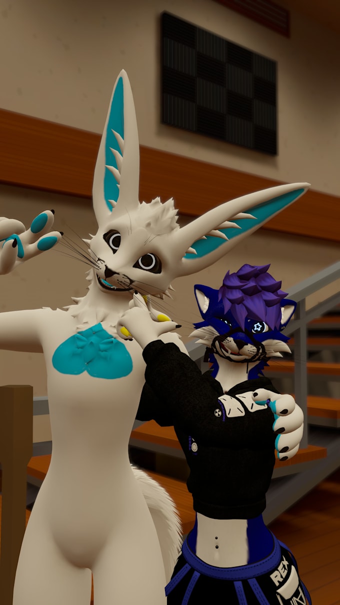 create your custom vrchat furry avatar
