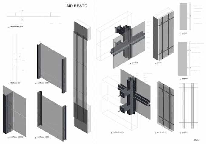 create detailed structural bim model,as built drawings,modify exist file,dwg,cad