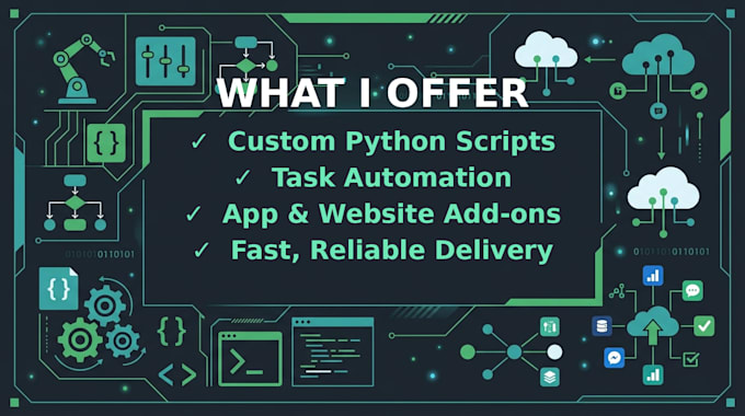 create a python automation script for your task