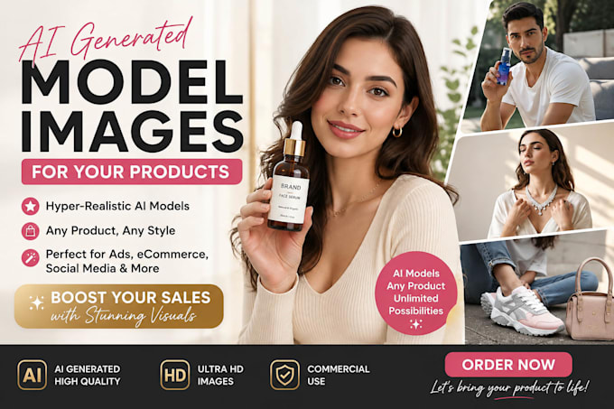 create ai model holding your product